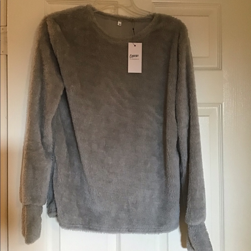 Plush sweater